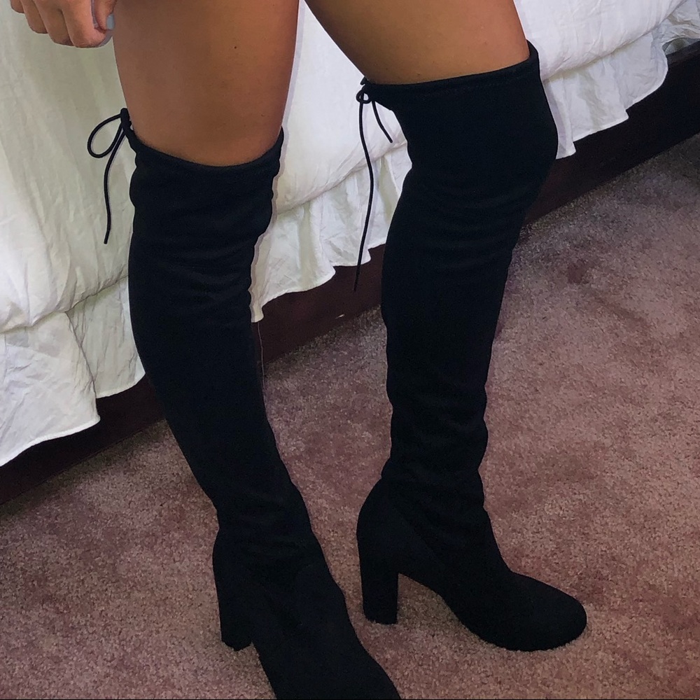 Above knee boots